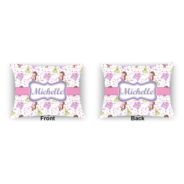 Princess Print  Outdoor Rectangular Throw Pillow (Front and Back)