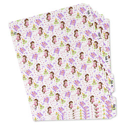 Princess Print Binder Tab Divider - Set of 5 (Personalized)