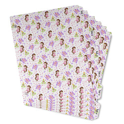 Princess Print Binder Tab Divider - Set of 6 (Personalized)