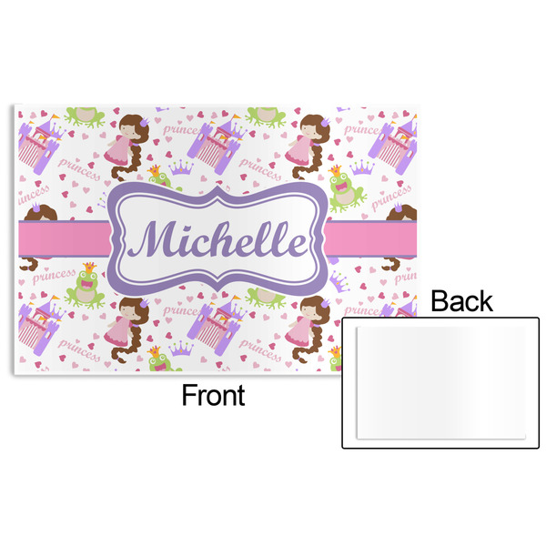 Princess Print Disposable Paper Placemat - Front & Back