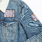 Princess Print Patches Lifestyle Jean Jacket Detail