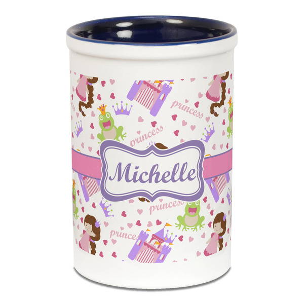 Princess Print Pencil Holder - Blue