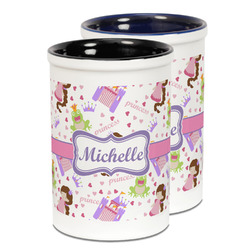 Princess Print Ceramic Pencil Holder - Large