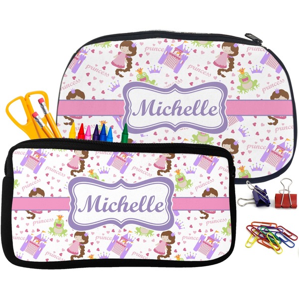 Princess Print Pencil / School Supplies Bags Small and Medium