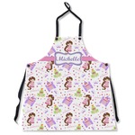 Princess Print Apron Without Pockets w/ Name or Text