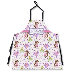 Princess Print Apron Without Pockets w/ Name or Text