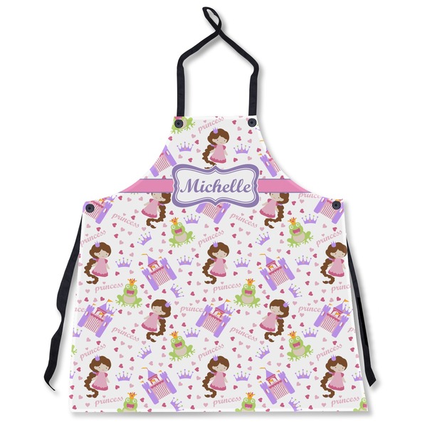 Custom Princess Print Apron Without Pockets w/ Name or Text