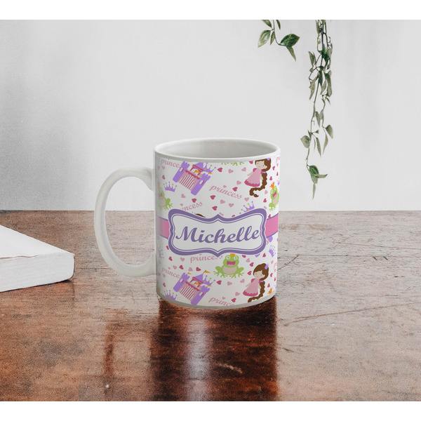 Princess Print Personalized Coffee Mug - Lifestyle
