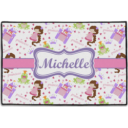 Princess Print Door Mat - 36"x24" (Personalized)