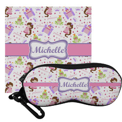 Princess Print Eyeglass Case & Cloth (Personalized)