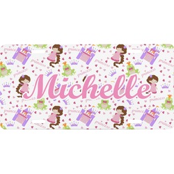 Princess Print Front License Plate (Personalized)