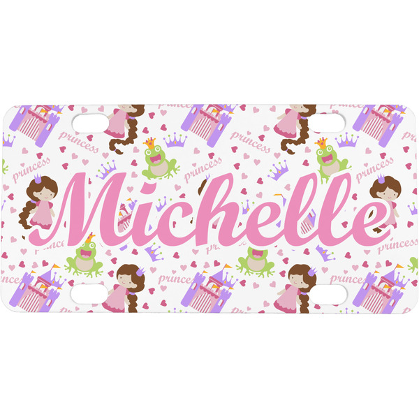 Custom Princess Print Mini/Bicycle License Plate (Personalized)