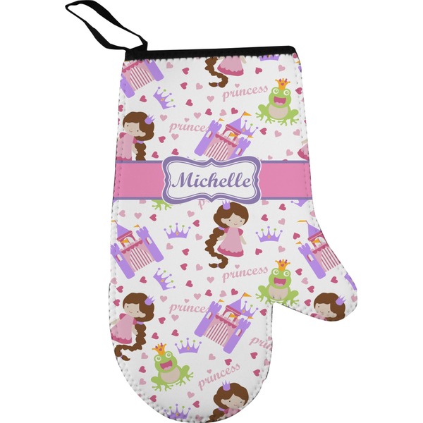 Princess Print Personalized Oven Mitts