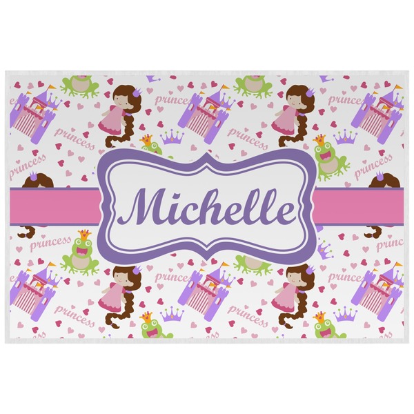 Custom Princess Print Laminated Placemat w/ Name or Text