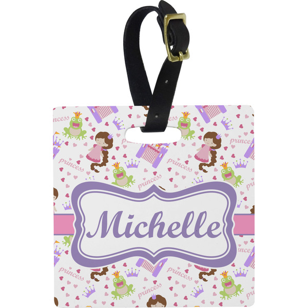 Princess Print Personalized Square Luggage Tag