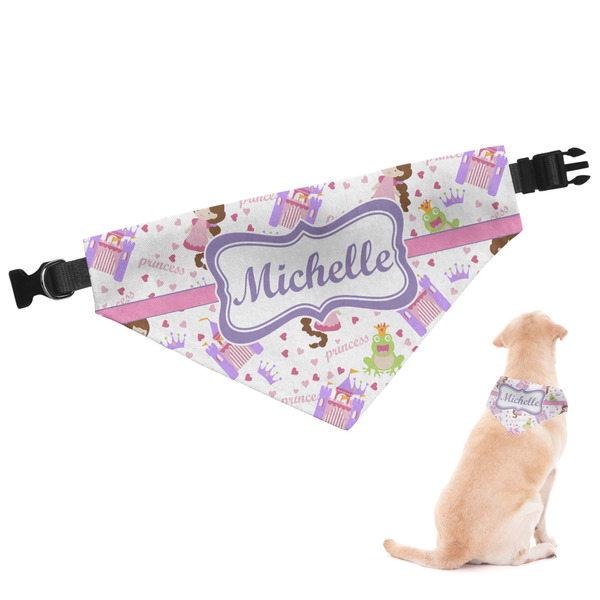 Custom Princess Print Dog Bandana (Personalized)