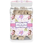 Princess Print Dog Treat Jar (Personalized)