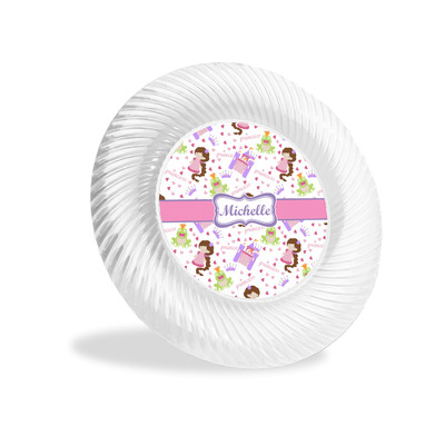 Princess Print Plastic Party Appetizer & Dessert Plates - 6" (Personalized)