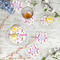 Princess Print Plastic Party Dinner Plates - In Context