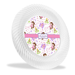 Princess Print Plastic Party Dinner Plates - 10" (Personalized)