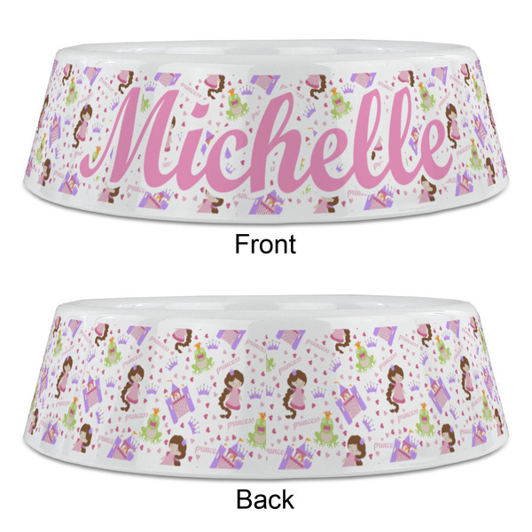 Princess Print Plastic Pet Bowls - Large - APPROVAL