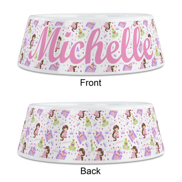 Princess Print Plastic Pet Bowls - Medium - APPROVAL