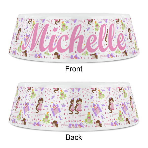 Princess Print Plastic Pet Bowls - Small - APPROVAL
