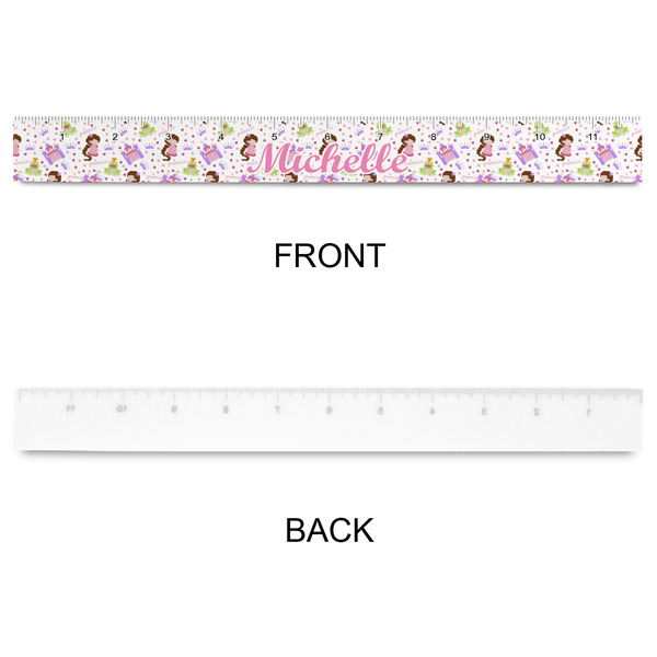 Princess Print Plastic Ruler - 12" - APPROVAL