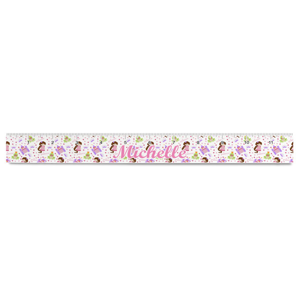 Princess Print Plastic Ruler - 12" - FRONT