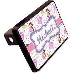 Princess Print Rectangular Trailer Hitch Cover - 2" (Personalized)