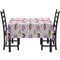 Princess Print Rectangular Tablecloths - Side View