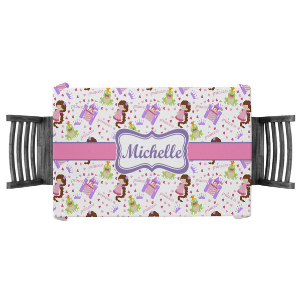 Custom Princess Print Tablecloth - 58"x58" (Personalized)