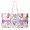 Princess Print Large Tote Bag with Rope Handles (Personalized)