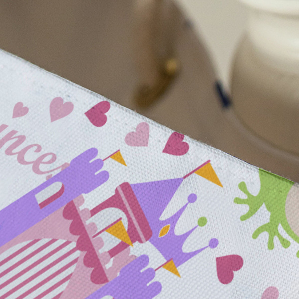 Princess Print Large Rope Tote - Close Up View