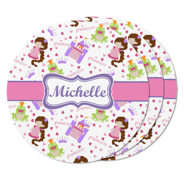 Princess Print Round Fridge Magnet - THREE