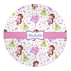 Princess Print 5' Round Indoor Area Rug (Personalized)