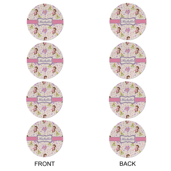 Princess Print Round Linen Placemats - APPROVAL Set of 4 (double sided)