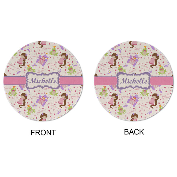 Princess Print Round Linen Placemats - APPROVAL (double sided)