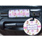 Princess Print Round Luggage Tag & Handle Wrap - In Context