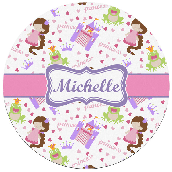 Princess Print Round Mousepad - APPROVAL