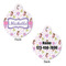 Princess Print Round Pet ID Tag - Large - Approval