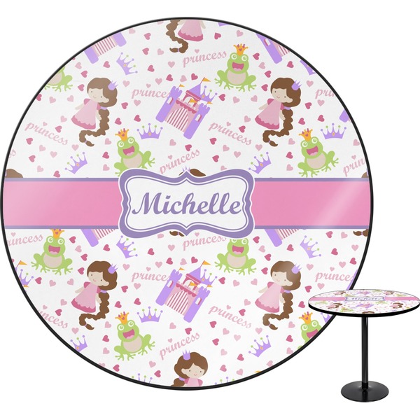 Custom Princess Print Round Table (Personalized)