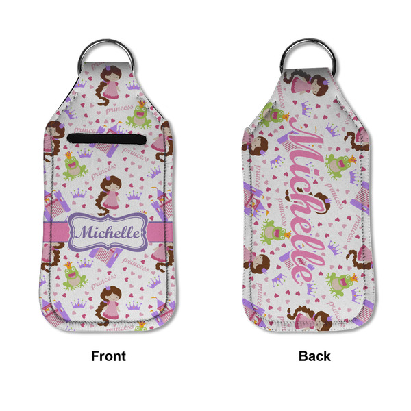 Princess Print Sanitizer Holder Keychain - Large APPROVAL (Flat)