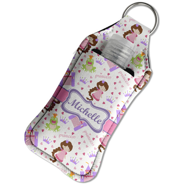 Princess Print Sanitizer Holder Keychain - Large in Case