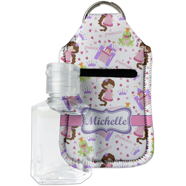 Custom Princess Print Hand Sanitizer & Keychain Holder (Personalized)
