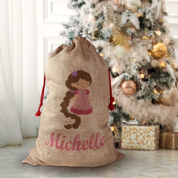 Princess Print Santa Bag - Lifestyle