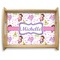 Princess Print Natural Wooden Tray - Large (Personalized)