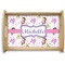 Princess Print Natural Wooden Tray - Small (Personalized)