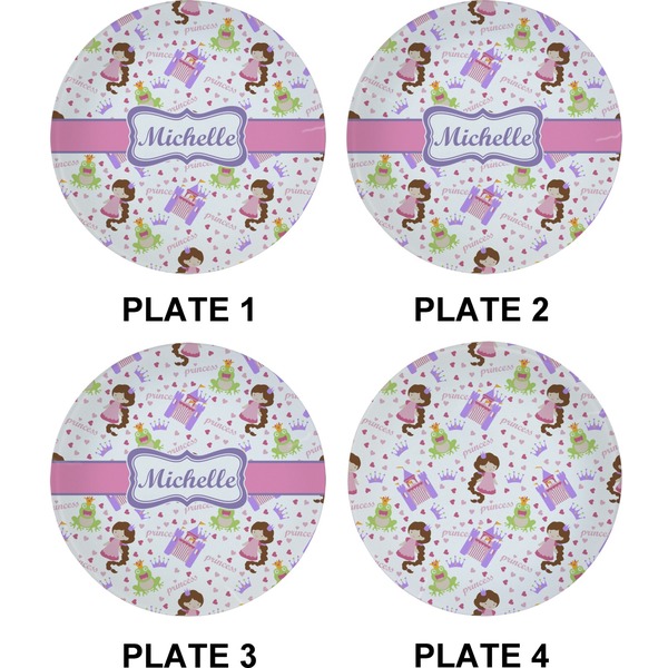 Princess Print Set of Appetizer / Dessert Plates (Approval)