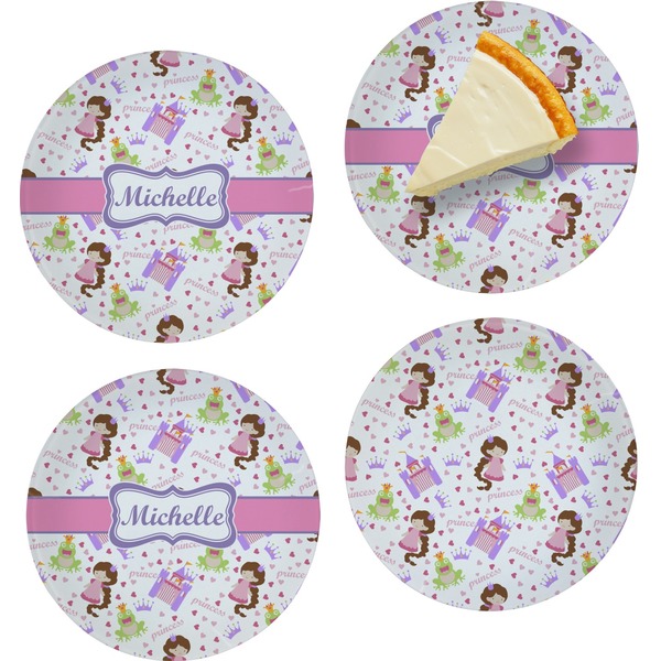 Princess Print Set of Appetizer / Dessert Plates